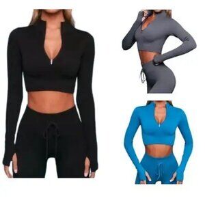 Long Sleeve Seamless Yoga Set
